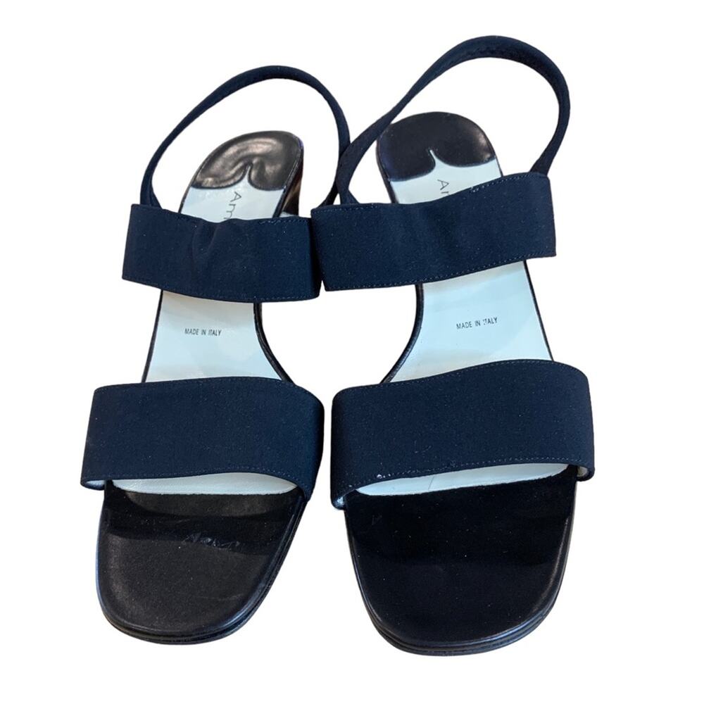 Amalfi made in Italy. Sandals 4”‎ heel leather soles size 11 - Picture 3 of 6